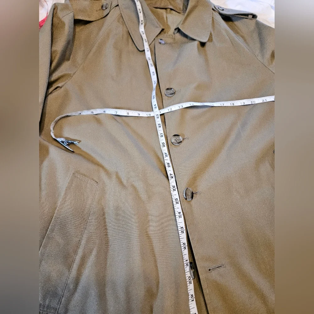 Botany 500 Men's Tan Trench Coat - Picture 11 of 15